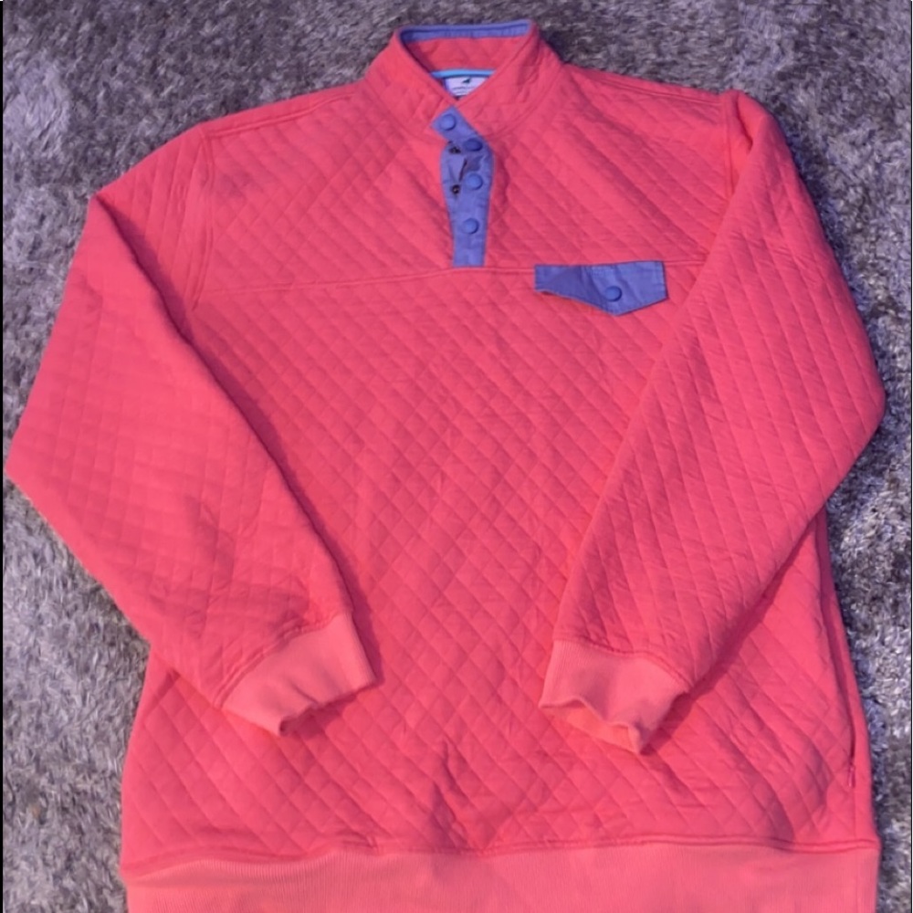 quilted properly tied pullover